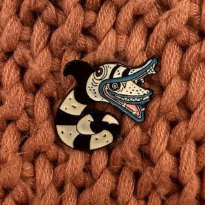 Tim Burton Beetlejuice Sand Worm Pin